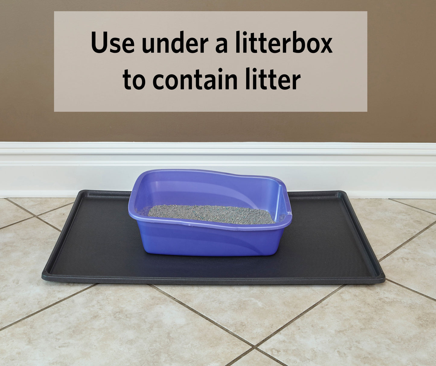 MidWest Homes for Pets 48-Inch Replacement Pan, Measures 46.5 x 29.1 x 1 Inches, Universal Leak-Proof Tray for Dog Crates & Multi-Purpose Use, Fits Most Standard 48" Wire Crates