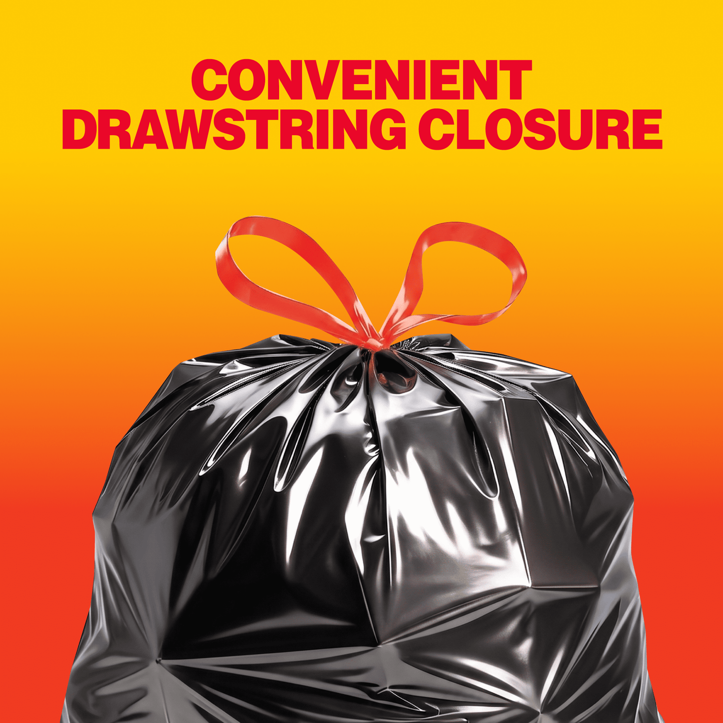 Husky 30 Gallon Large Drawstring Trash Bags, 80 Bags
