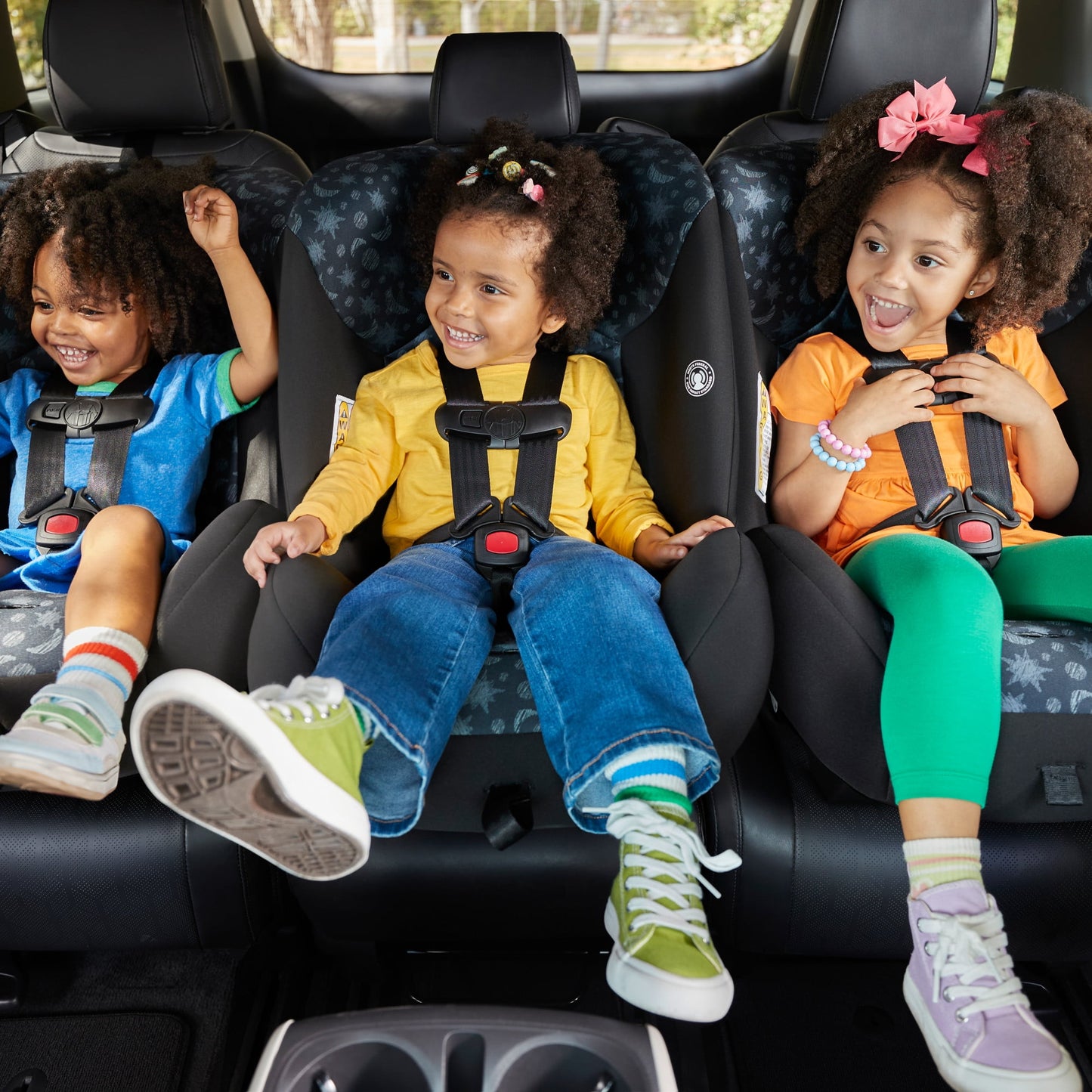 Cosco Kids Scenera Extend Infant & Toddler Car Seat, Convertible Car Seat, Moonlit Night, Black