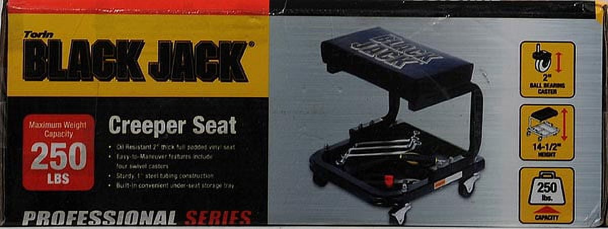 Torin Jacks TR6100W Creeper Seat, Black