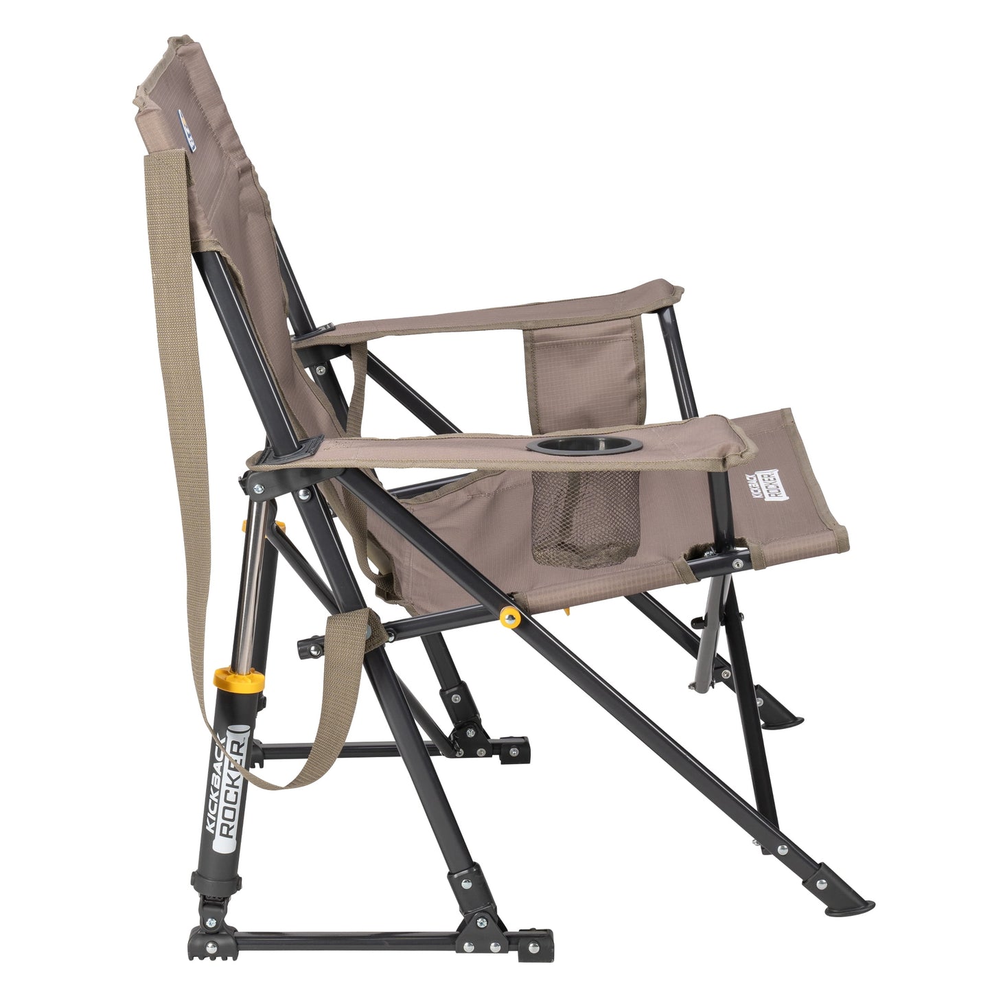 GCI Outdoor Kickback Rocker Low Profile Rocking Camp Chair, Aged Fatigue