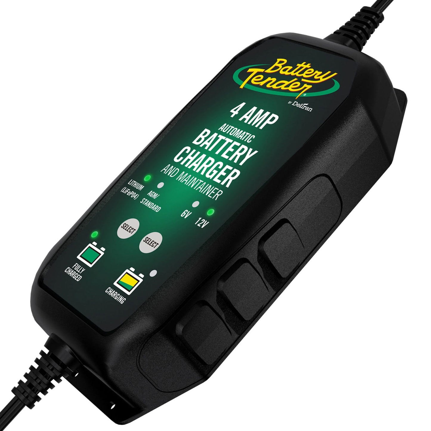 Battery Tender 4 Amp, 6V or 12V Selectable Battery Charger, New