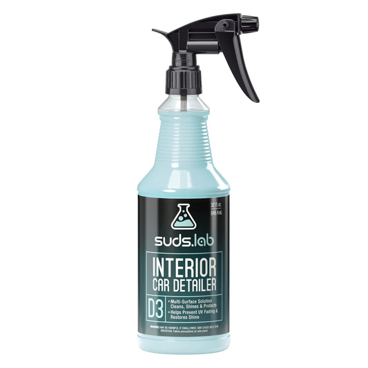 (2 pack) Suds Lab D3 Interior Car Detailer, 32 fl oz. Bottle