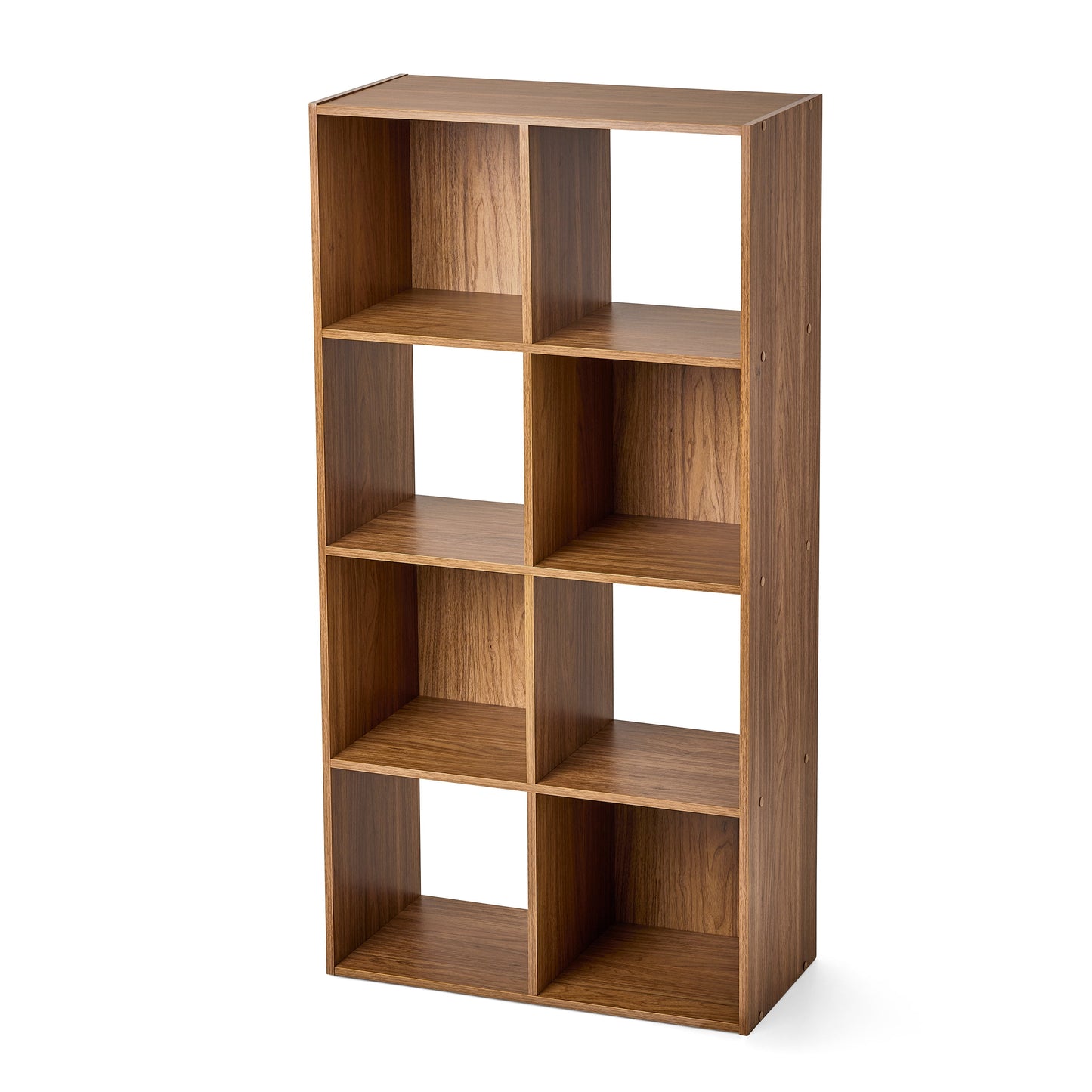Mainstays 8 Cube Storage Organizer, Warm Walnut