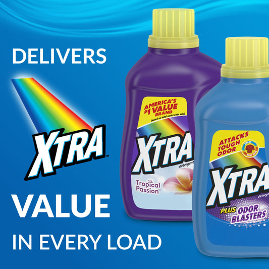 Xtra Tropical Passion, 172 Loads Liquid Laundry Detergent, 206.4 fl oz