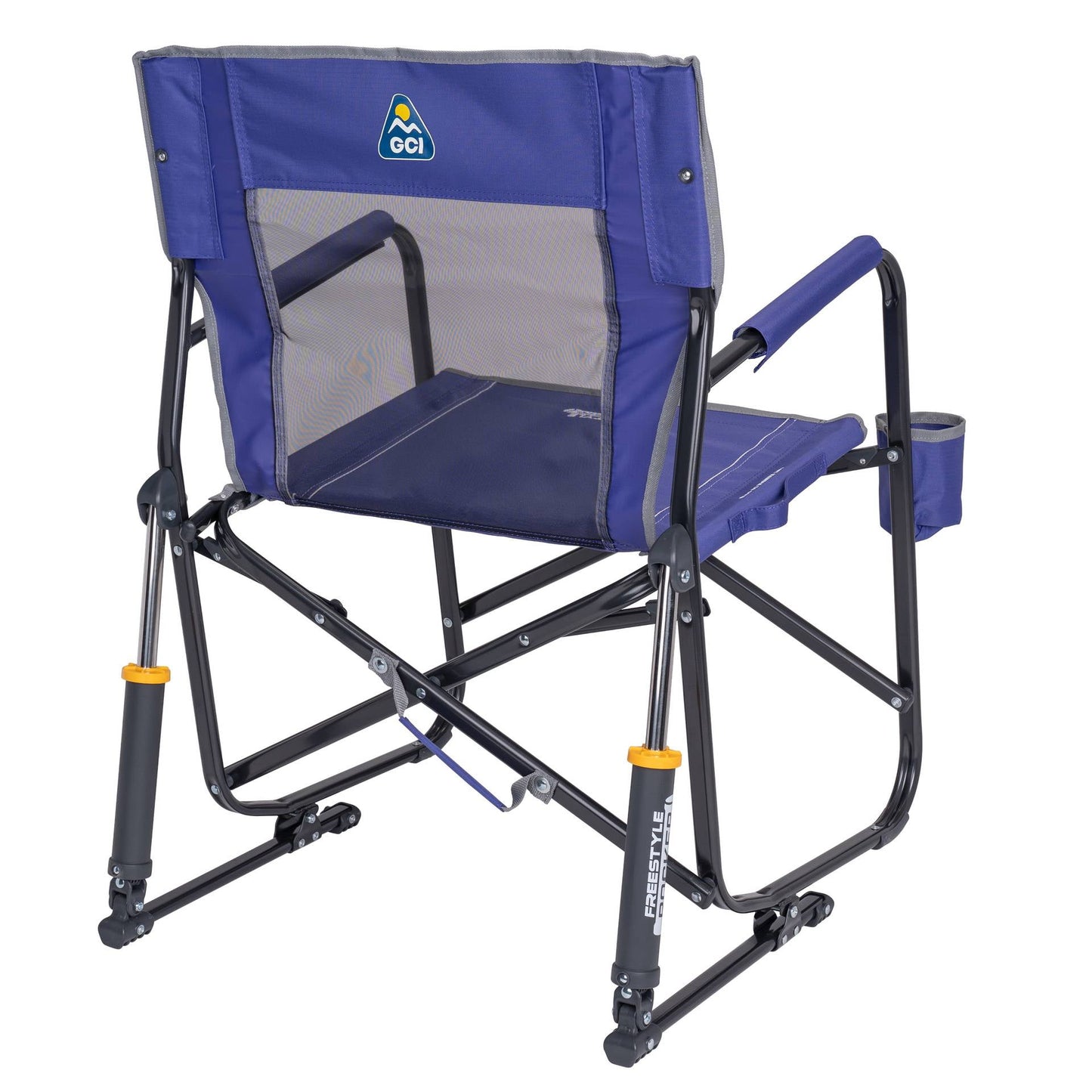 GCI Outdoor Freestyle Rocker Foldable Rocking Camp Chair, Purple