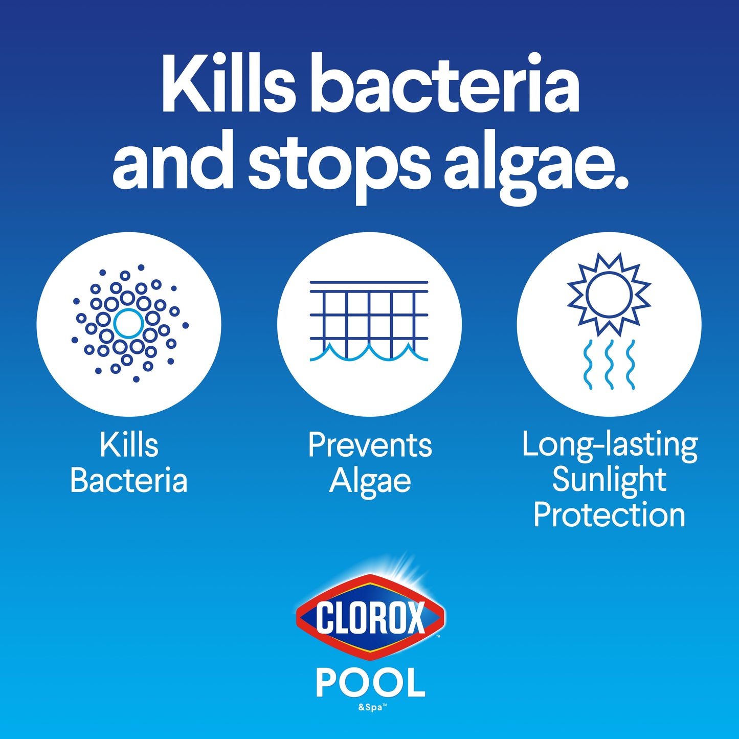 Clorox Pool&Spa XtraBlue 3" Chlorinating Tablets Chlorine Pool Chemicals , 5lb