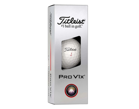 Titleist 2025 Pro V1x, 12 Pack, White