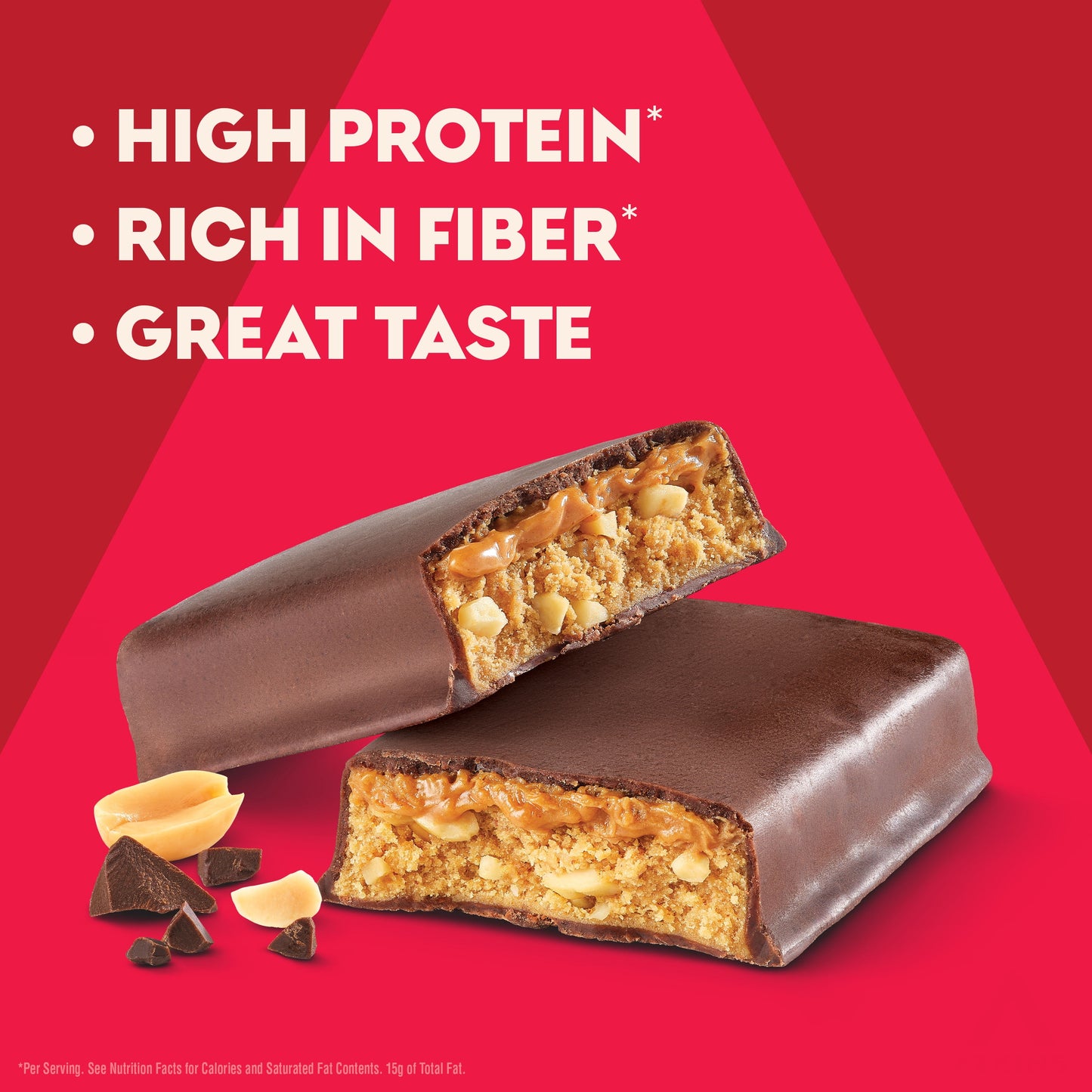 Atkins High Protein Bar, Chocolate Peanut Butter, 16g of Protein, 8 Count (Value Pack)