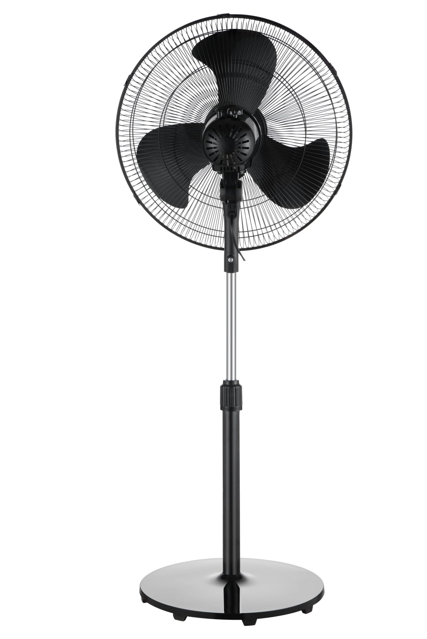 Mainstays 48-Inch Tall Pedestal Fan, 3-Speed Oscillating, Adjustable 18" Fan Head, Black, FS45-19MB