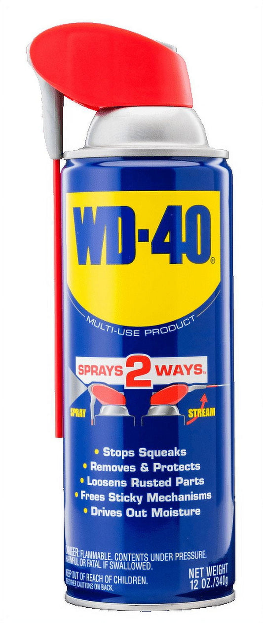 (6 pack) WD-40 Multi-Use Product Lubricant Spray with Smart Straw, 12 oz.
