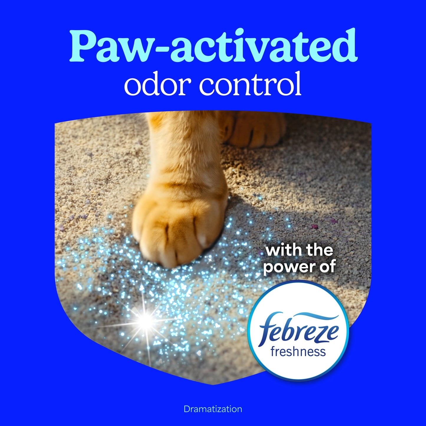 Fresh Step Extreme Clump Multi-Cat Clumping Cat Litter, Febreze Freshness Scent, 38 lb, Easy Pour Pouches (4 Pack)