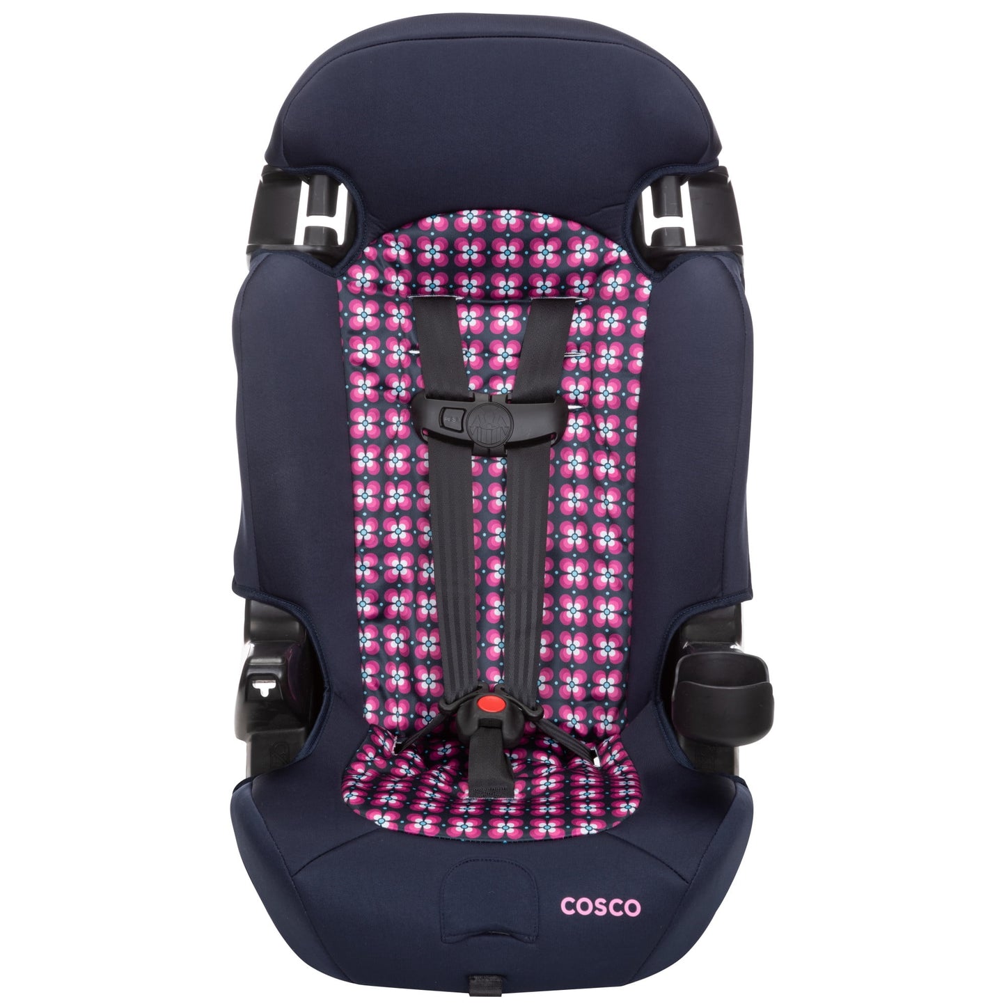 Cosco Kids Finale 2-in-1 Toddler Booster Car Seat, Peony Tiles II, Harness Booster Car Seat