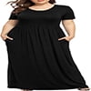 Scoop Women's and Women's Plus Maxi Keyhole Dress, Sizes 0-26W