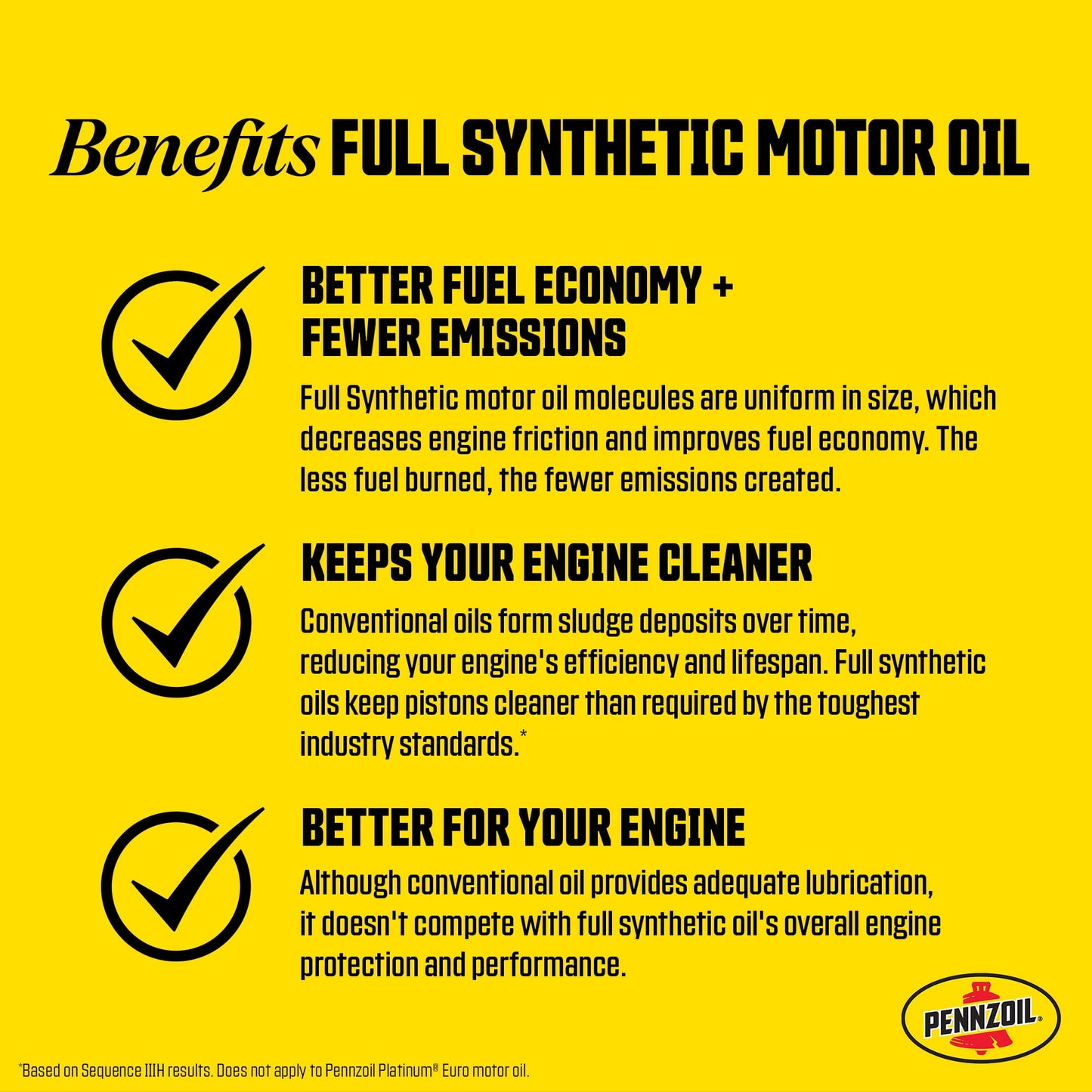 Pennzoil Platinum Full Synthetic 5W-20 Motor Oil, 5-Quart