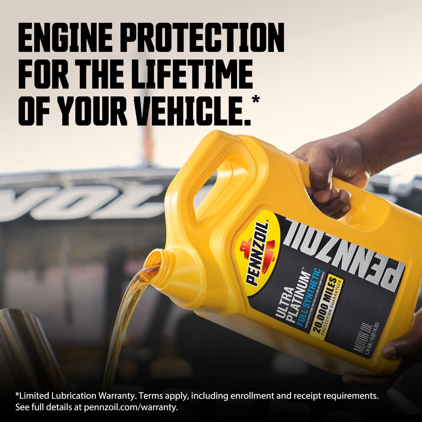 (2 pack) Pennzoil Ultra Platinum Full Synthetic 5W-20 Motor Oil, 5 Quart