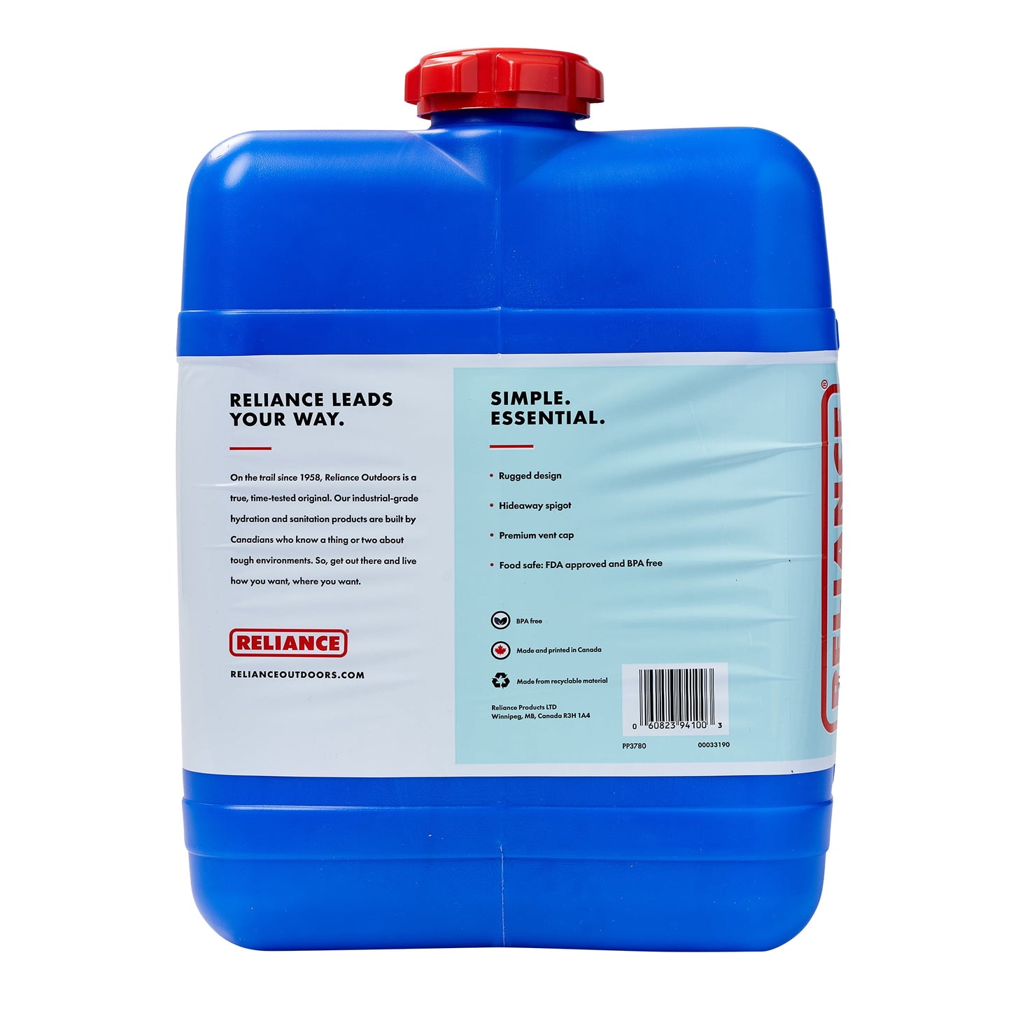 Reliance Aqua-Tainer Water Storage Container 7 Gallon