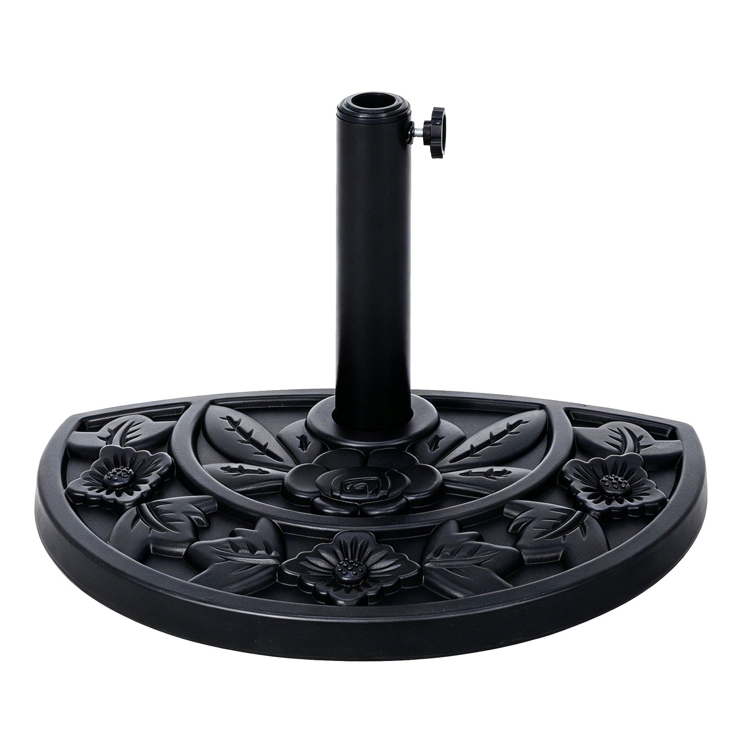 Mainstays Outdoor 26lb Steel Round Umbrella Base, Black Finish