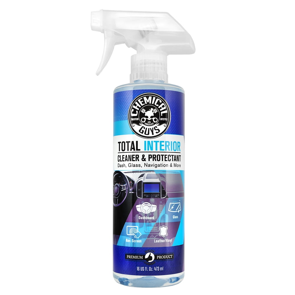 (2 pack) Chemical Guys Total Interior Cleaner & Protectant Spray, 16oz