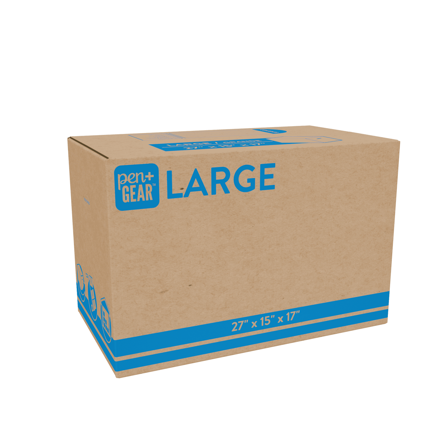 (10 pack) Pen+Gear Large Moving Boxes, 27L x 15W x 17H, Kraft