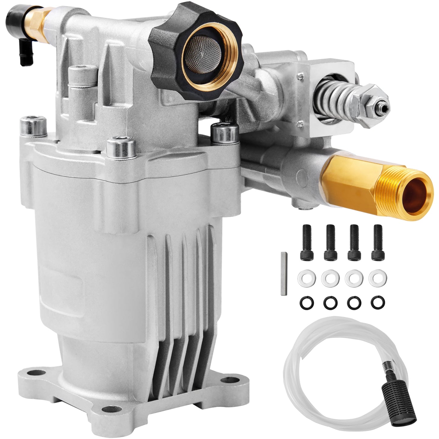 KFFKFF Pressure Washer Pump 3/4" Horizontal 3400 PSI 2.5 GPM Power Washer Pump