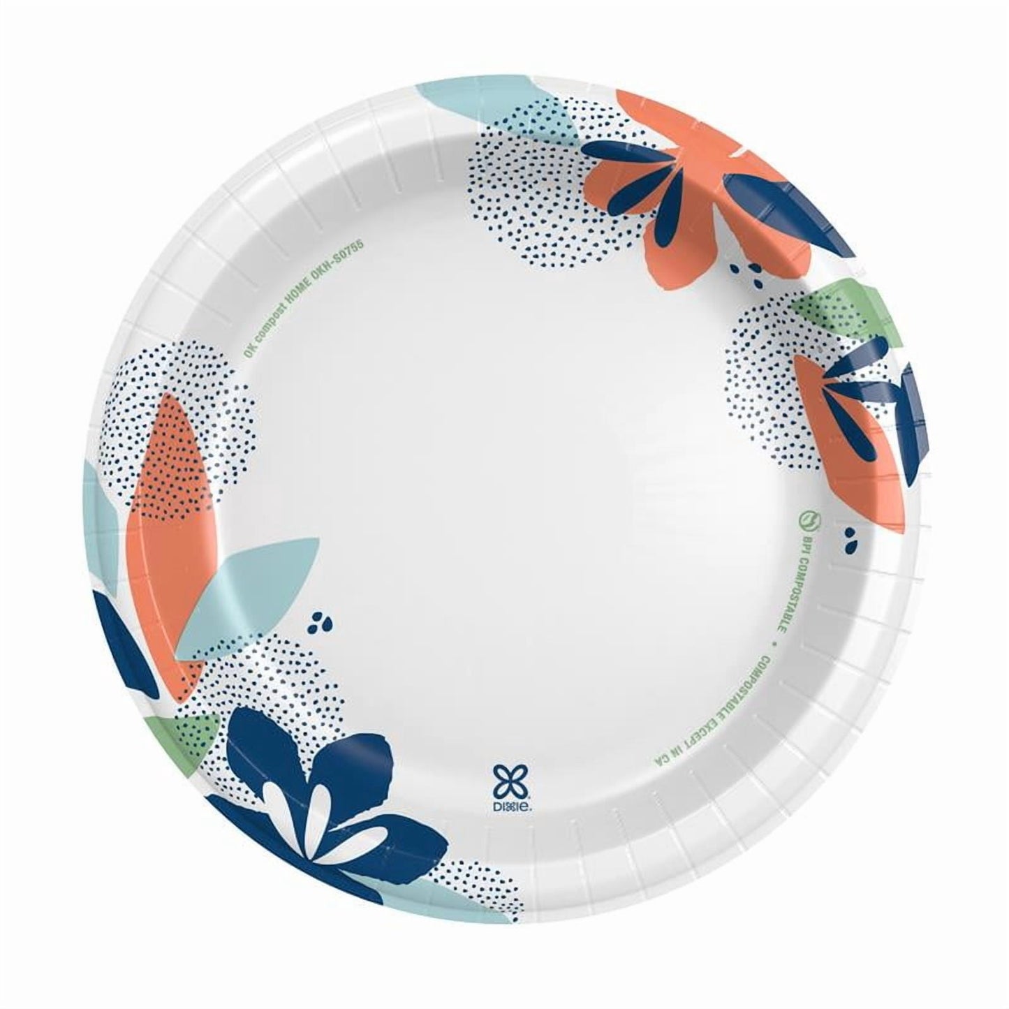 Dixie Disposable Paper Plates, 10", Multi-Color, 210 Count