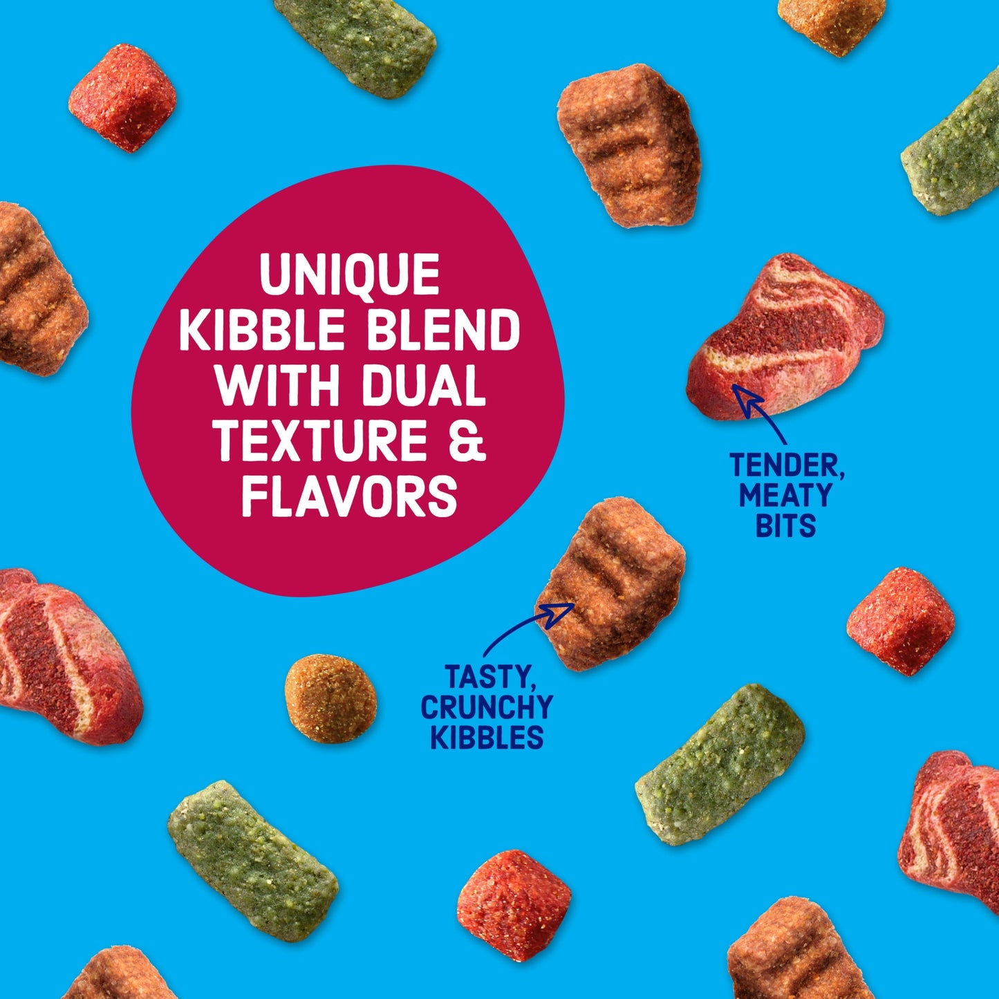 Kibbles 'n Bits Bistro Oven Roasted Beef, Vegetable & Apple Flavors Dry Dog Food, 45 lb. Bag