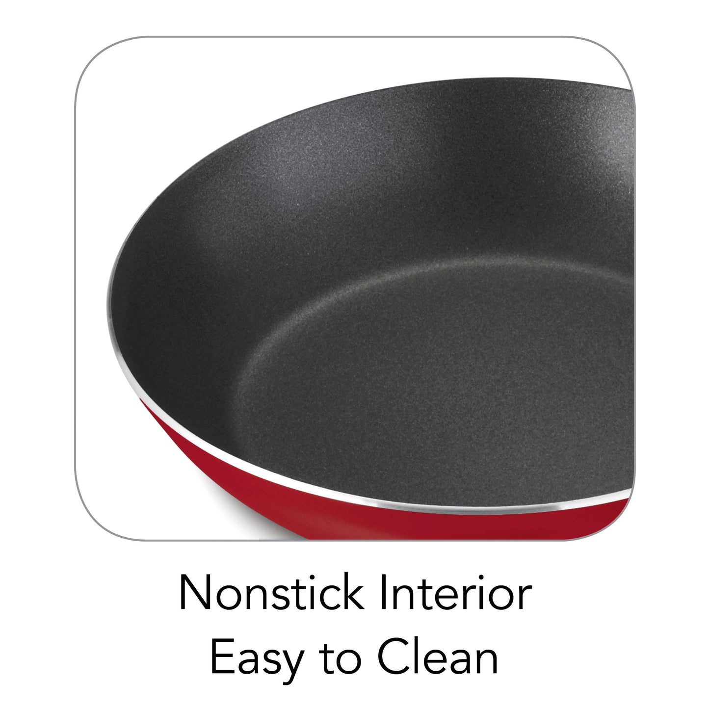 Tramontina Non-Stick Red Cookware Set, 9 Piece