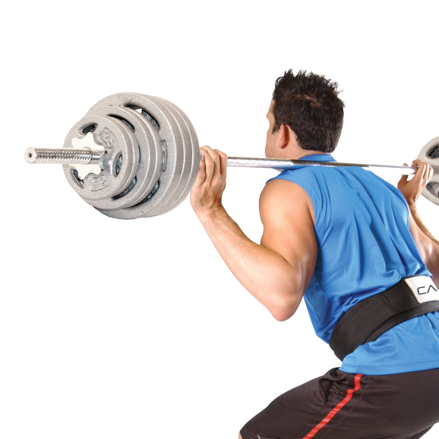 CAP Barbell, 40 lb Standard 1" Weight Plate Set, (10 lb x 4)