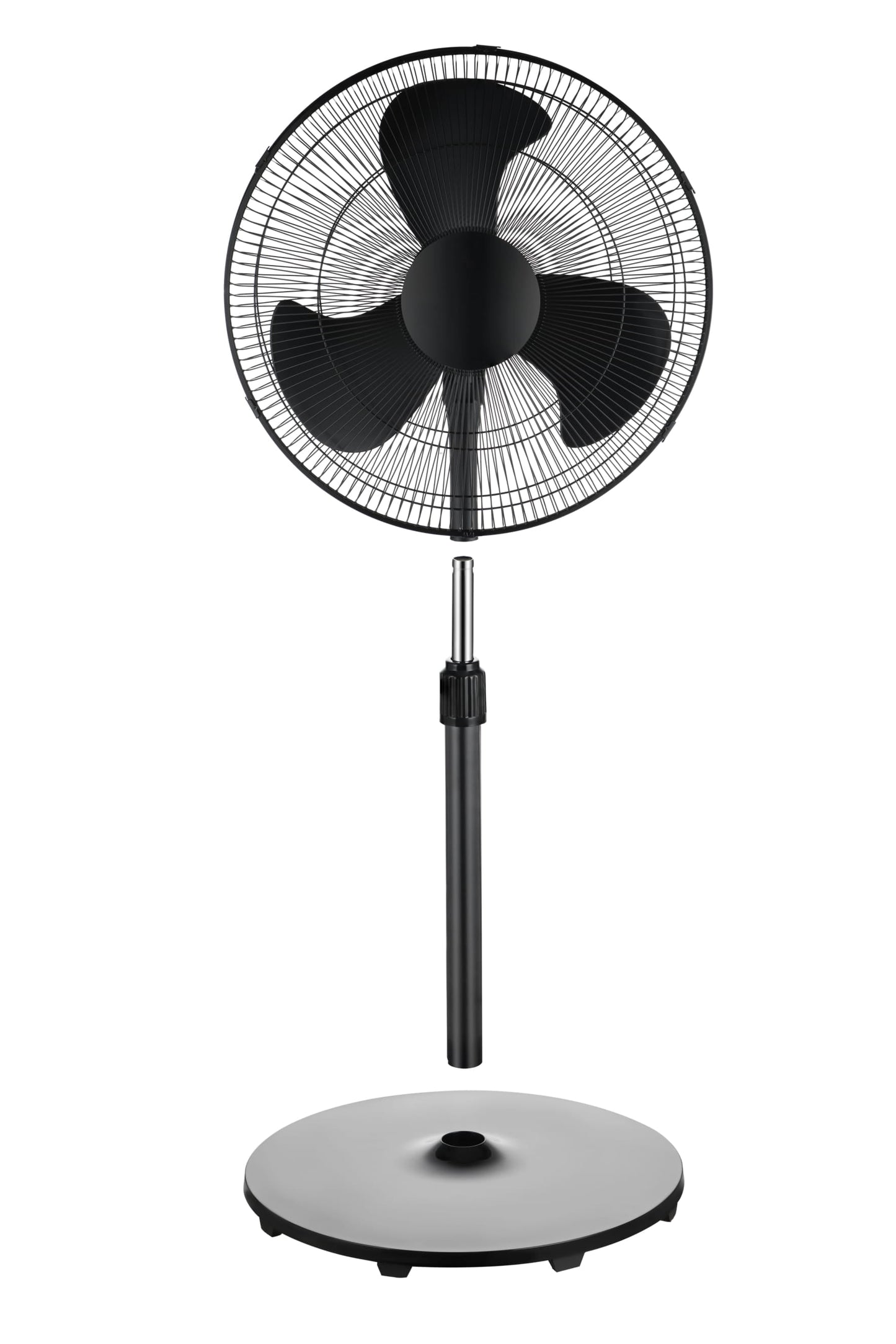 Mainstays 48-Inch Tall Pedestal Fan, 3-Speed Oscillating, Adjustable 18" Fan Head, Black, FS45-19MB