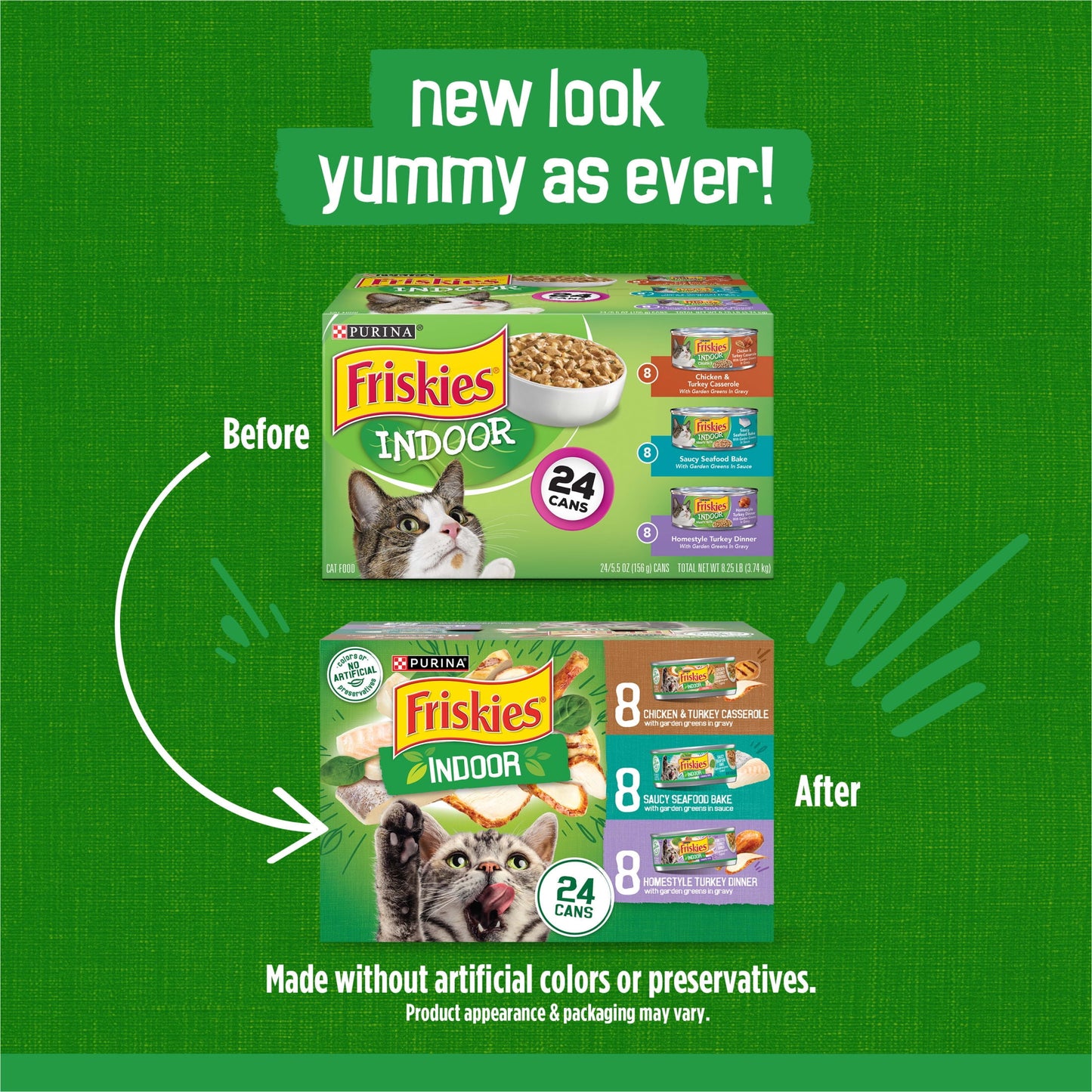 Purina Friskies Variety Pack, Wet Cat Food, 5.5 oz Cans