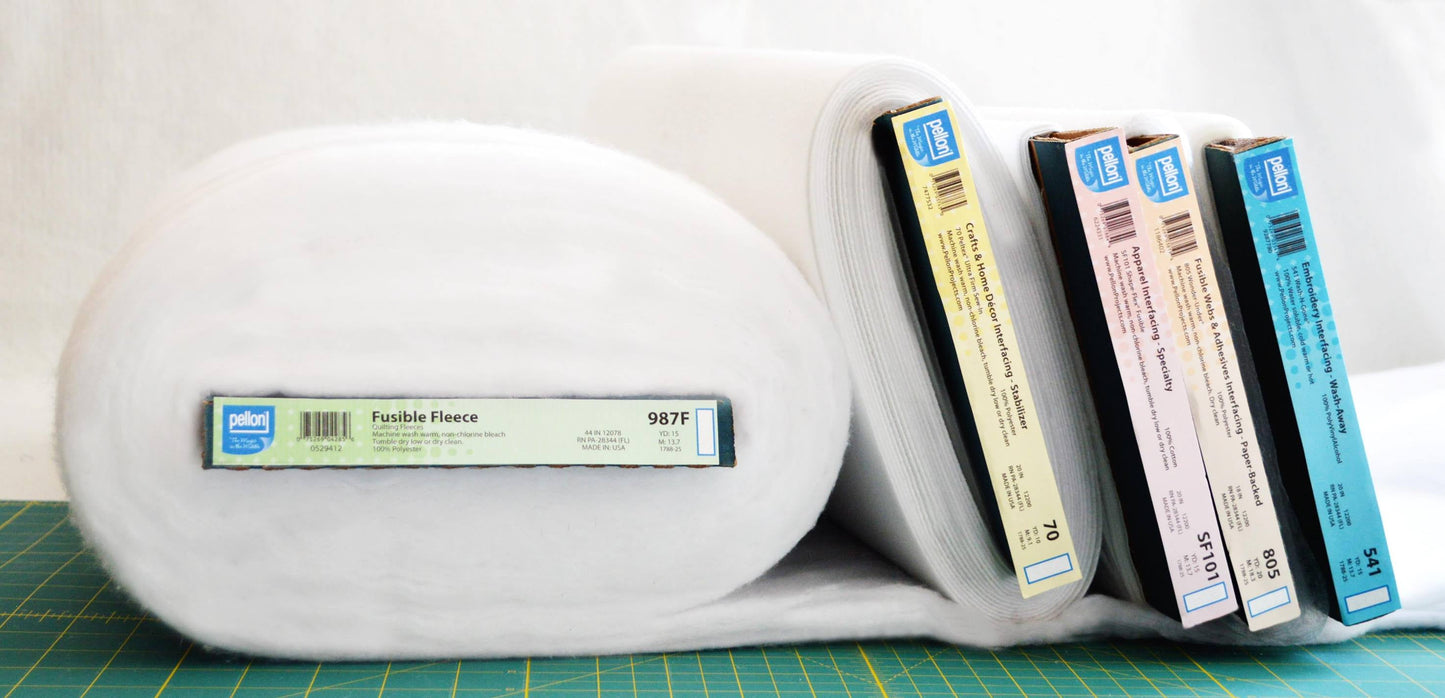 Pellon SF101 Fabric Interfacing, White 20" x 10 Yards by the Bolt