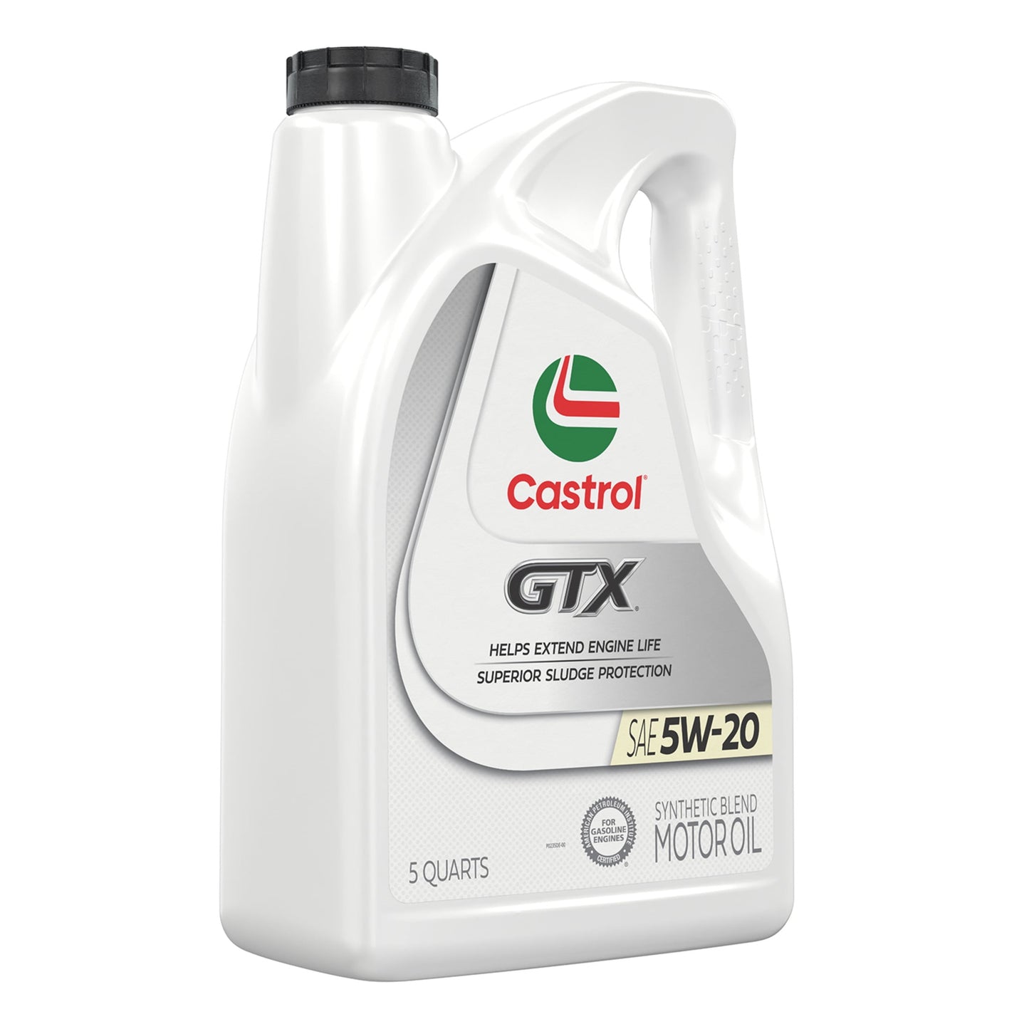 (2 pack) Castrol GTX 5W-20 Synthetic Blend Motor Oil, 5 Quarts