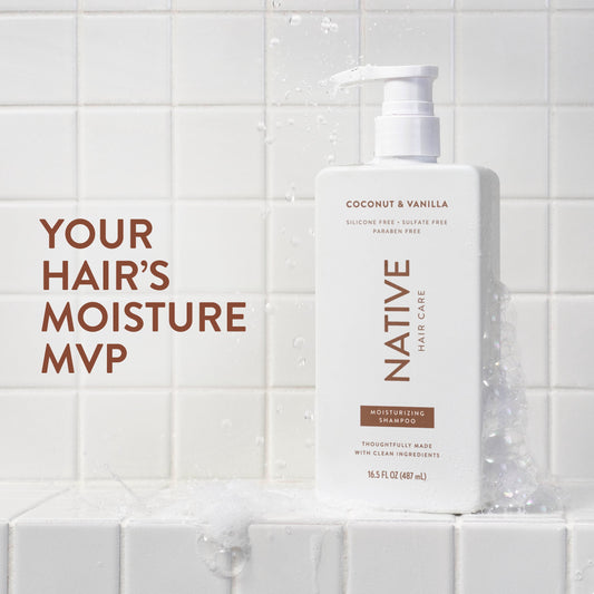 Native Moisturizing Shampoo Coconut and Vanilla 16.5 fl oz