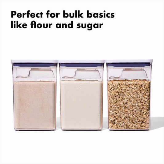 OXO POP Container 6-Piece Bulk Set Food Storage Container, White