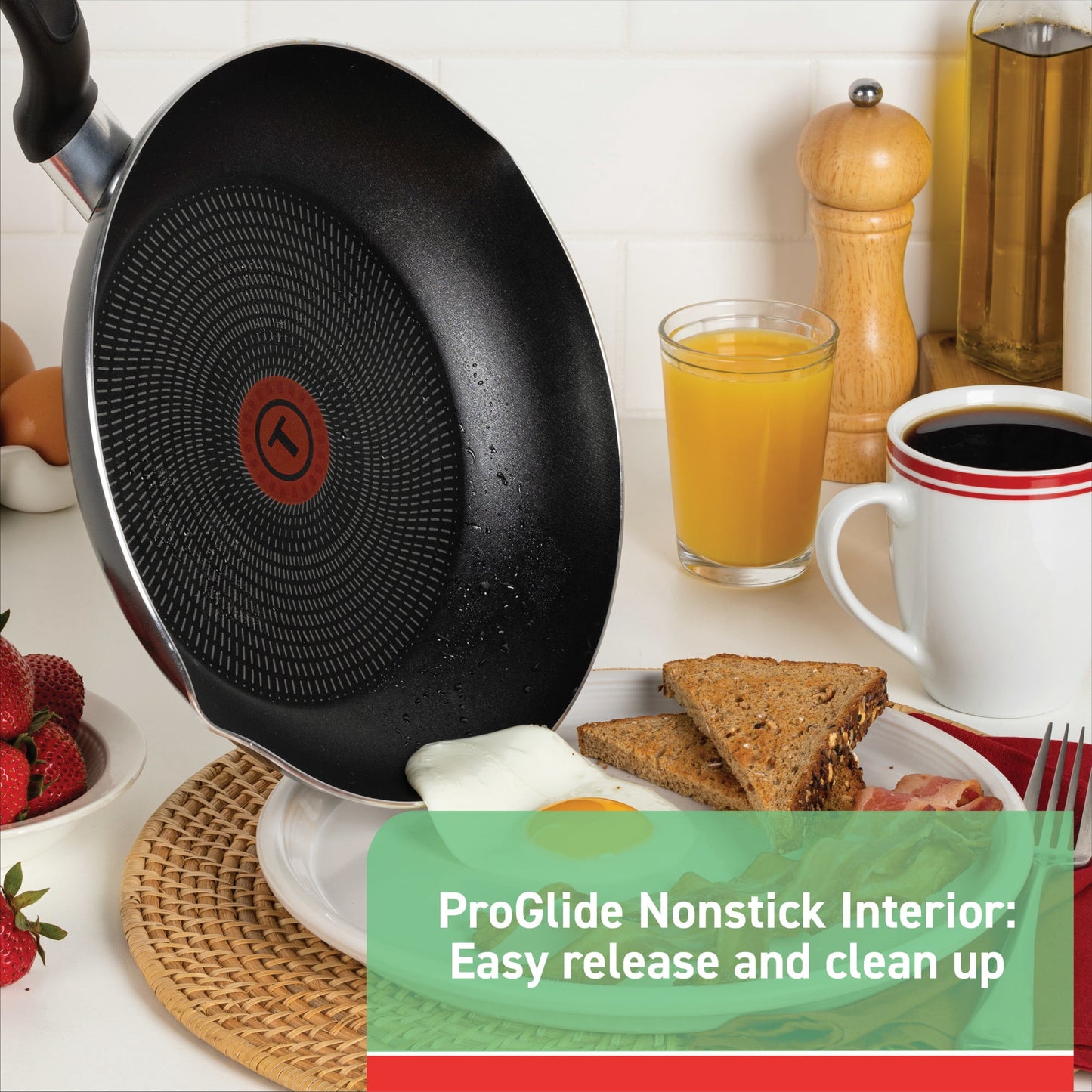 T-fal Easy Care Nonstick Cookware, 12 piece Set, Grey, B087SC64