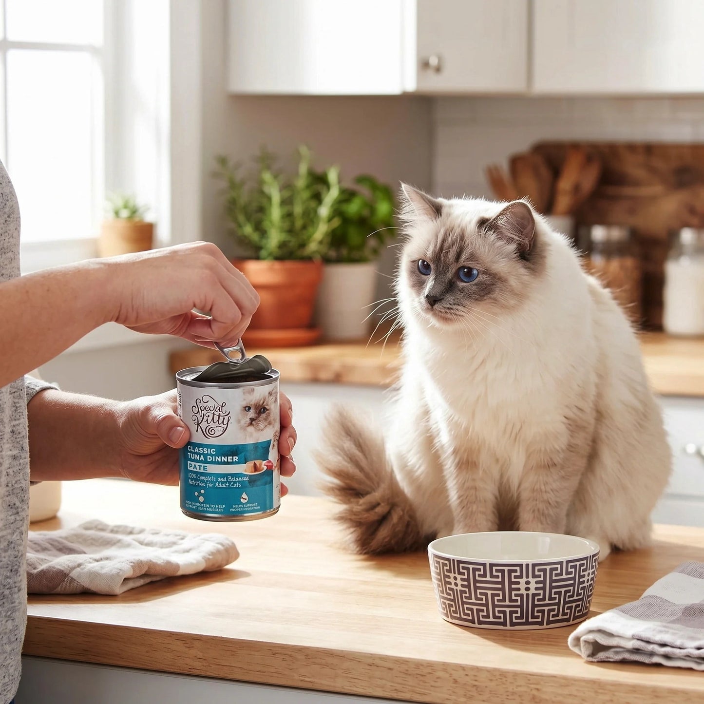 (4 pack) Special Kitty Classic Variety Pack Pate Cat Food, 13 oz Cans, 12 Pack
