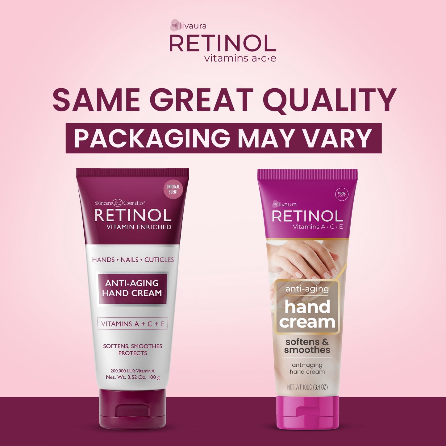 Skincare LdeL Cosmetics Retinol Anti-Aging Hand Cream 3.4 oz