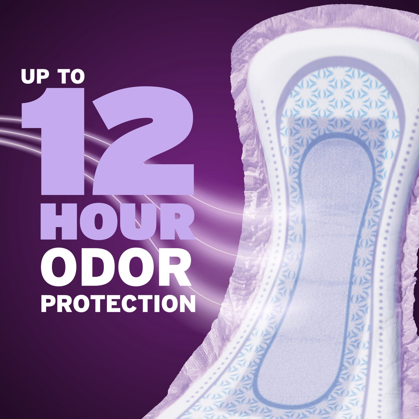 Poise Overnight Incontinence & Postpartum Pads for Bladder Leaks, 8 Drop Extra Coverage, 36 Count