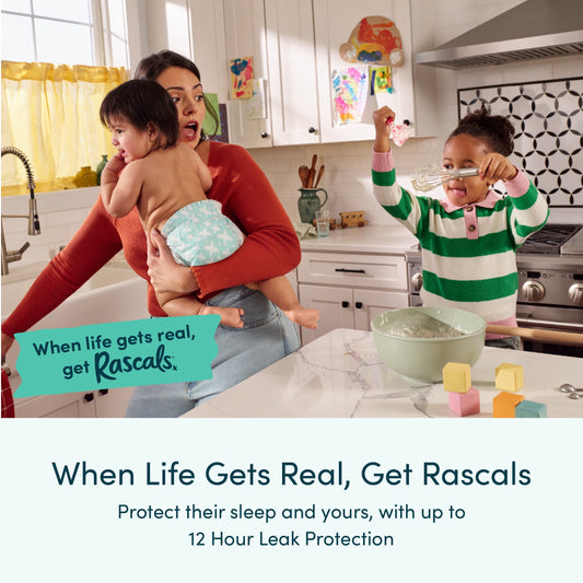Rascals Premium Absorbent Baby Diapers Size 5, 136 Count