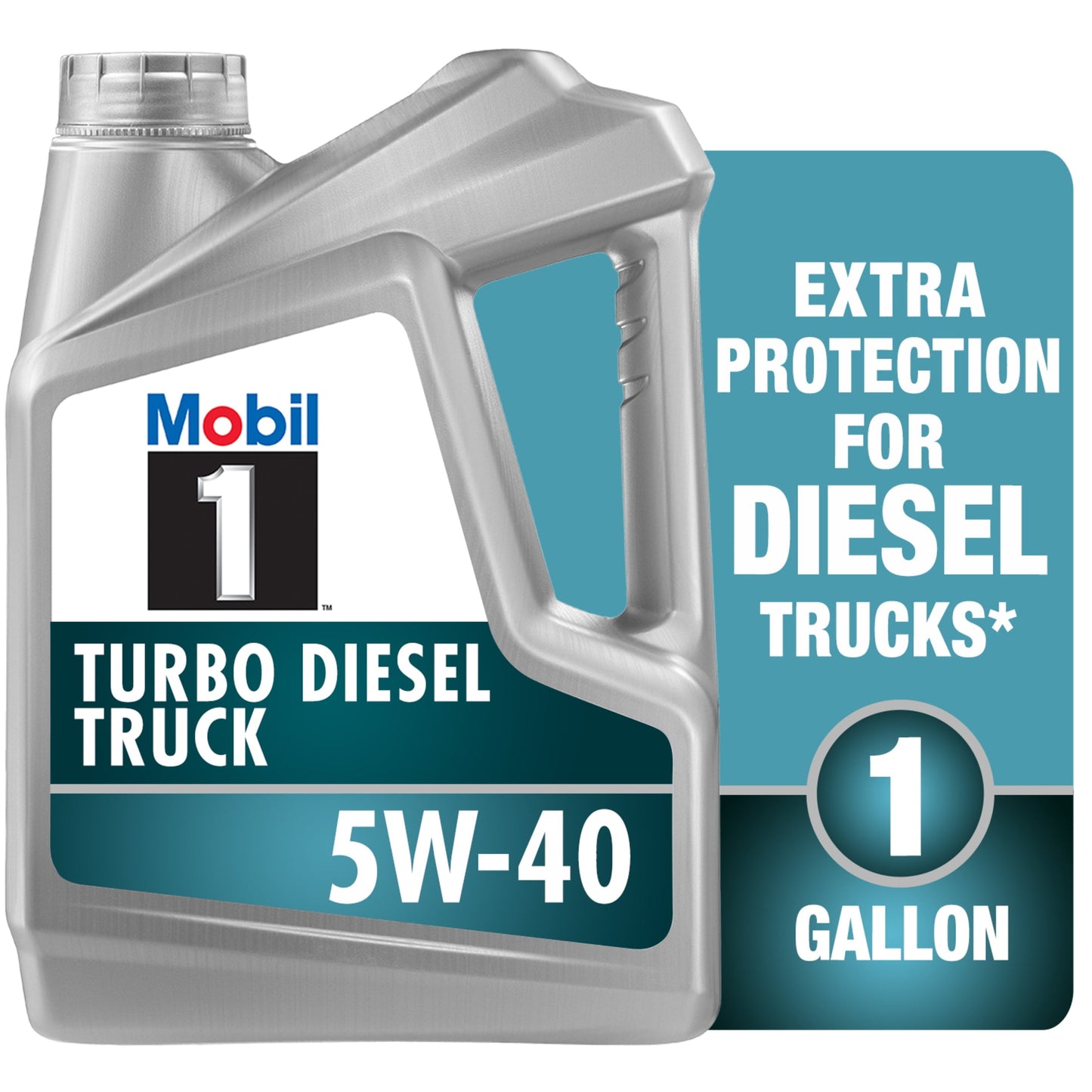 Mobil 1 Turbo Diesel Truck Full Synthetic Motor Oil 5W-40, 1 Gallon
