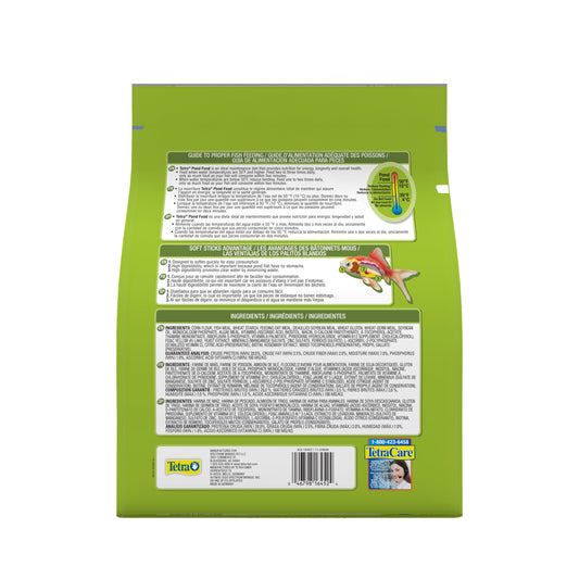 Tetra Pond Fish Food Premium Sticks Diet for Koi and Goldfish, 1.25 lbs