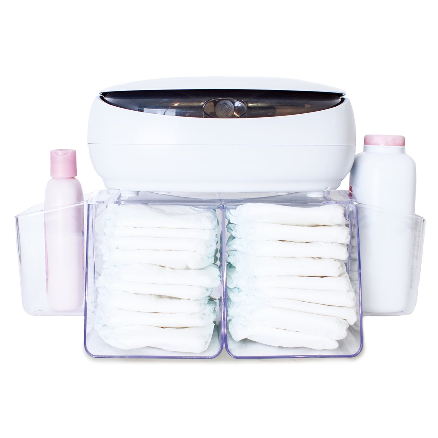 Prince Lionheart White Ultimate Wipes Warmer with Integrated Nightlight and Ever Fresh System