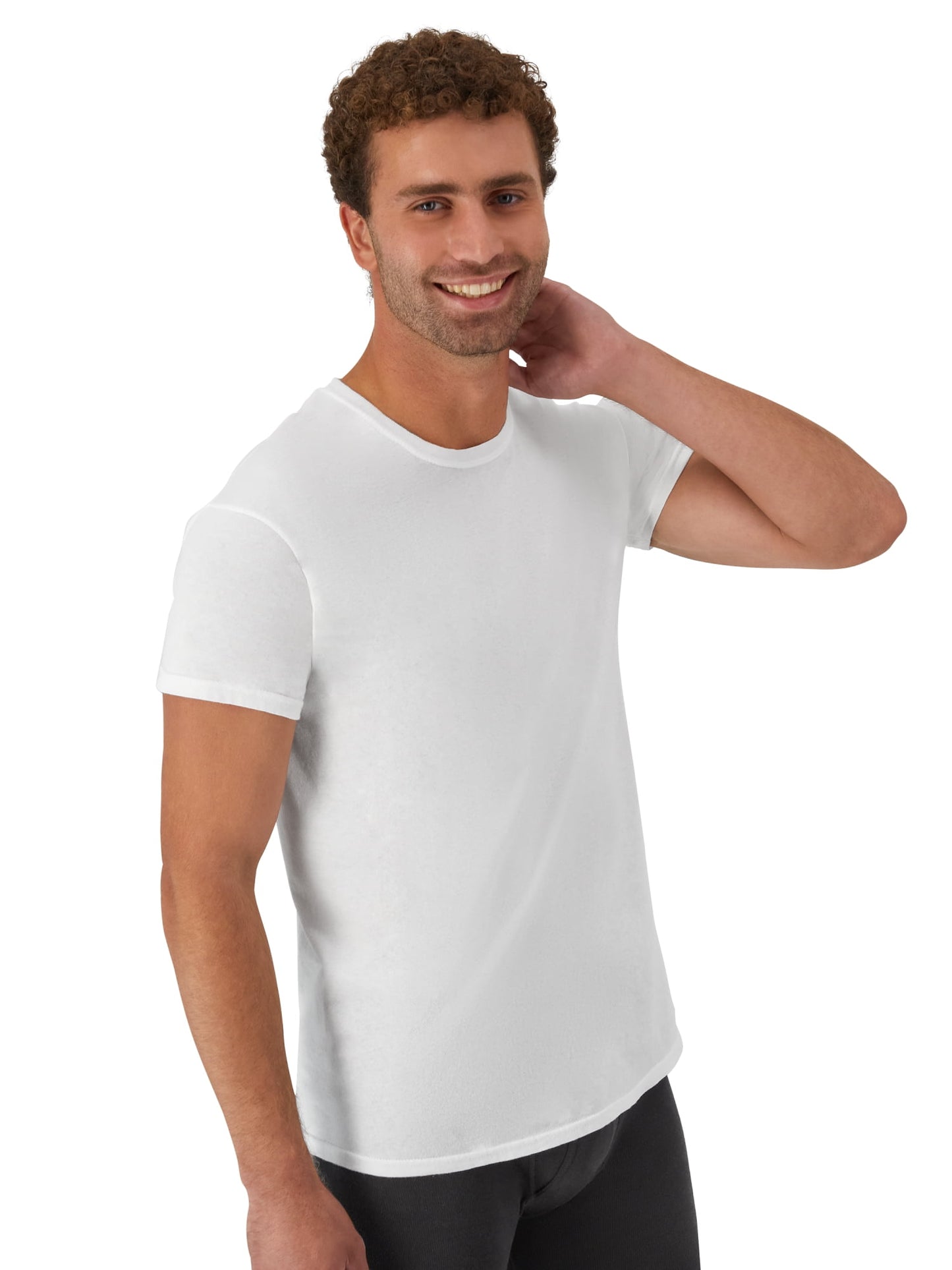 White T-Shirt Undershirts, 10-Pack, Best Cotton Undershirts, Stay-Tucked T-Shirts