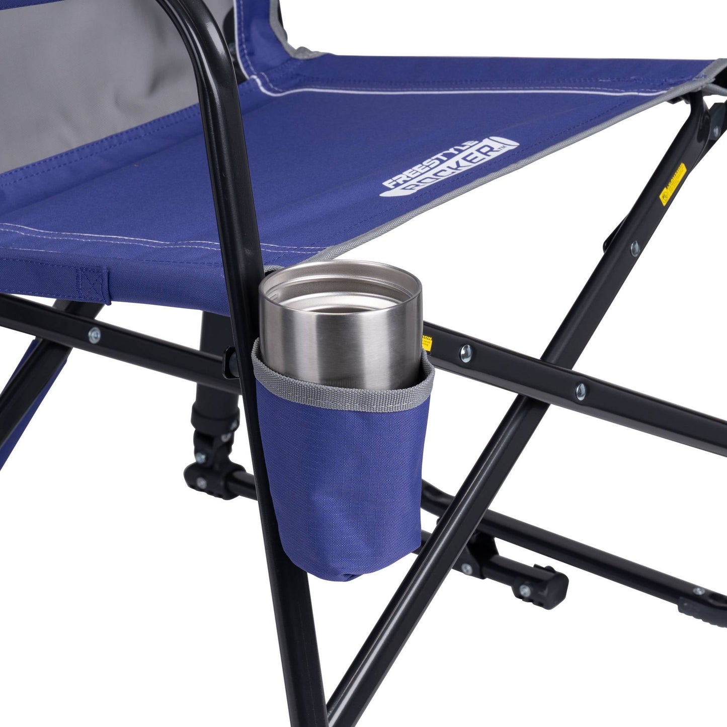GCI Outdoor Freestyle Rocker Foldable Rocking Camp Chair, Purple