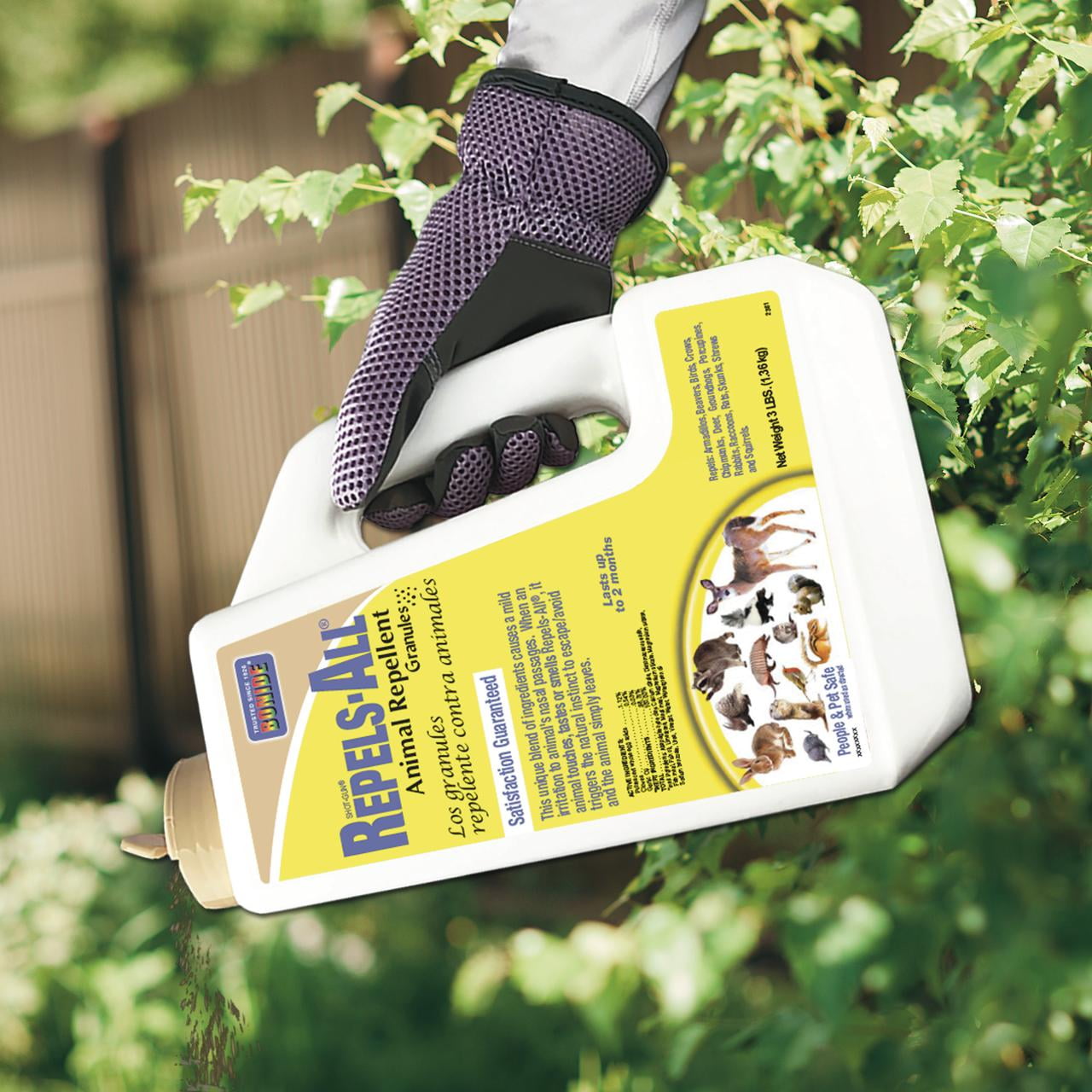 Bonide Repels All 3 lbs Animal Repellent Ready-to-Use Granules for Outdoor Use
