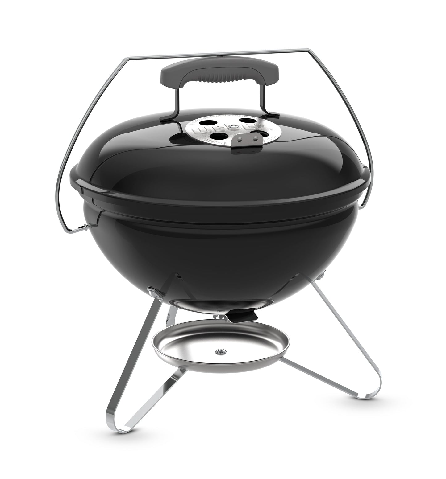 Weber Smokey Joe Charcoal Grill, 14 Inch Portable Charcoal Grill with Handle, Black