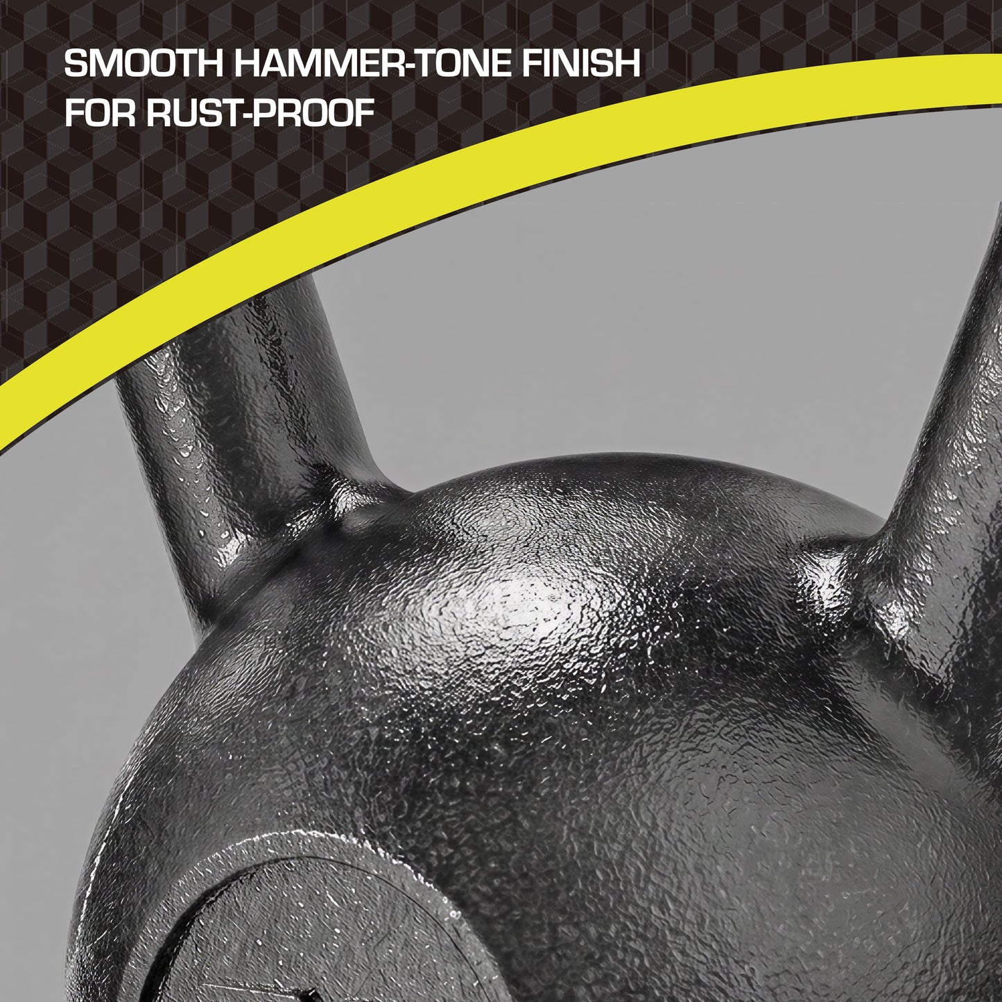 (2 pack) Athletic Works 30lb Kettlebell, Casting Iron, Durable Hammertone Finish, Black