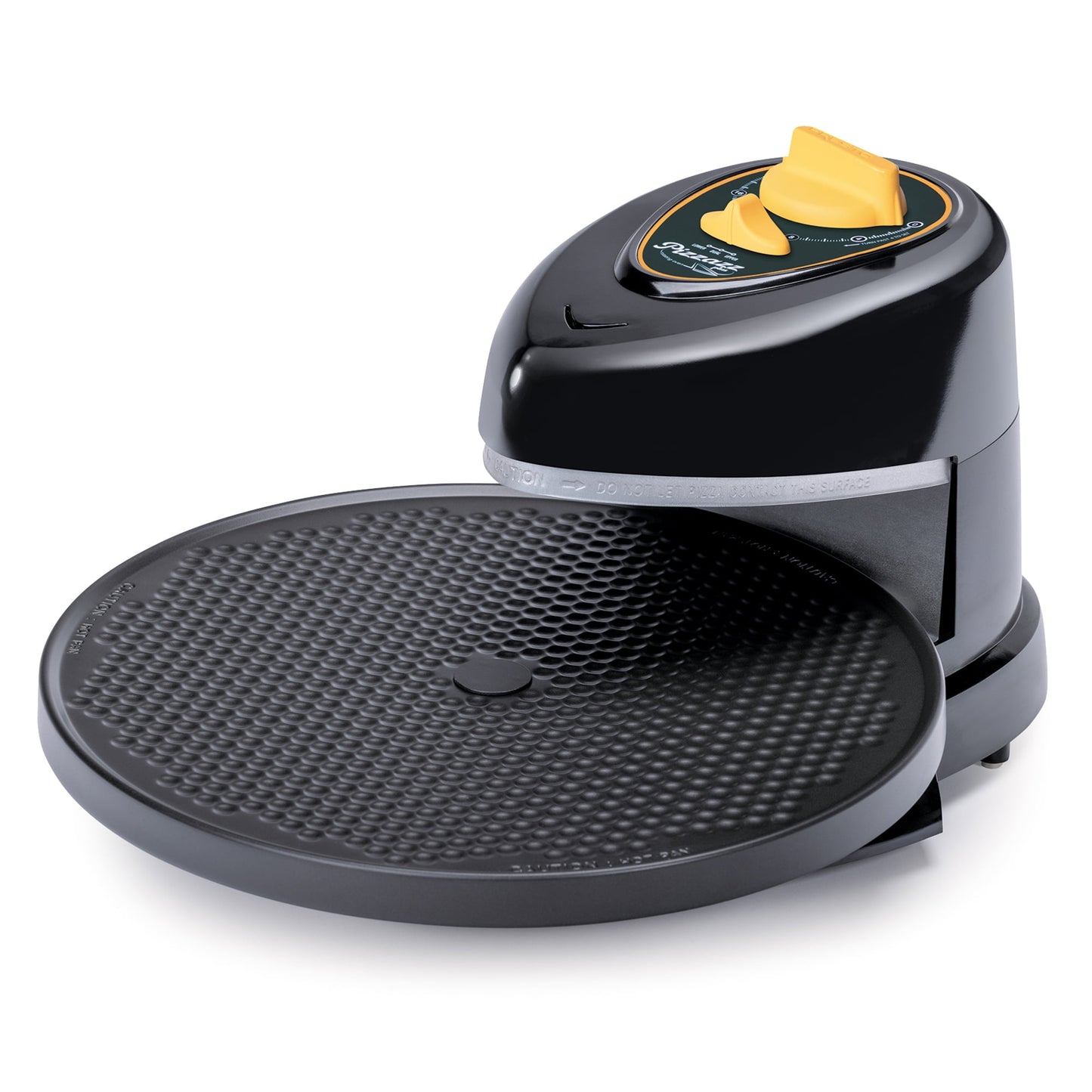 Presto Pizzazz Plus Electric Rotating Pizza Oven Green and Yellow, New 03434