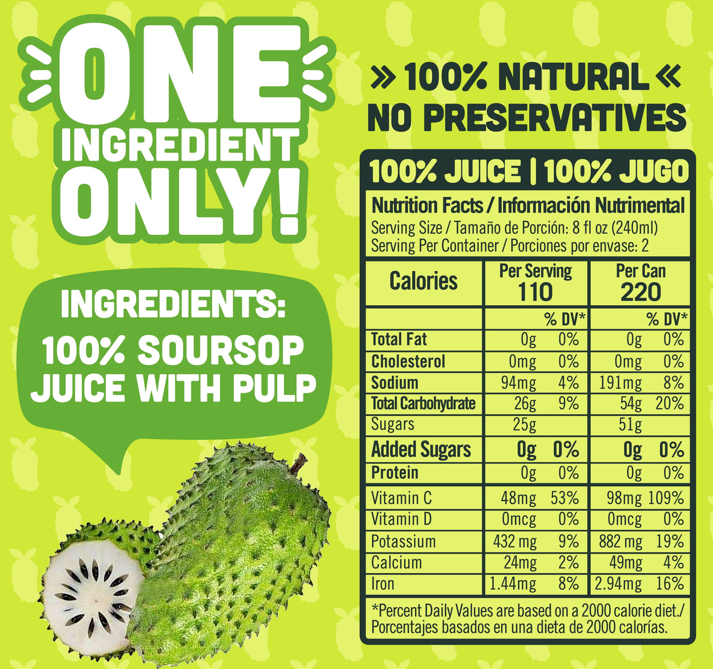 NILO Soursop Juice | 100% Real Guanabana Soursop Graviola | NO Sugar added | NOT From Concentrate | 16.57 oz (Pack of 12)